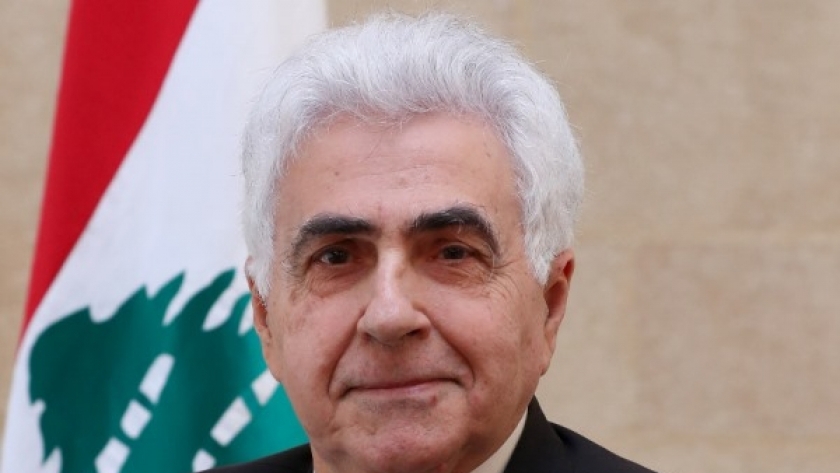 وزير الخارجية والمغتربين اللبناني السفير ناصيف حتي
