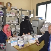 رئيس مدينة كفر الشيخ يتفقد الوحدة الصحية بدقلت