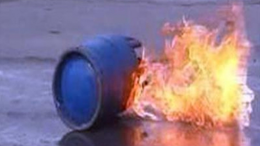 انفجار أسطوانة بوتاجاز في منزل بالفيوم