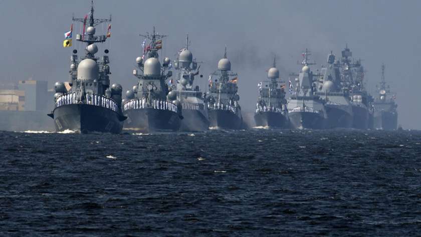 سفن تابعة للبحرية الروسية-صورة أرشيفية