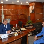 وزير القوى العاملة مع رئيس رابطة المصريين بقطر