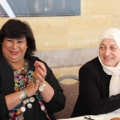 وزيرة الثقافة مع بهية الحريري