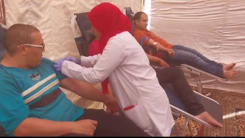 التبرع بالدم لمصابي غزة
