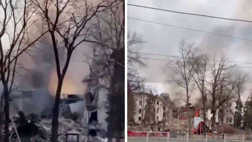 صورة توضح الدمار في مدينة ماريوبول الأوكرانية .. أرشيفية
