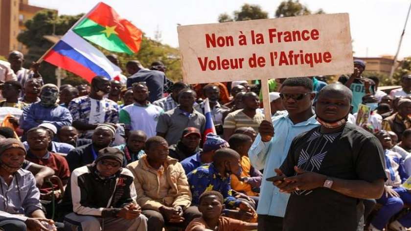 مظاهرات مناهضة لفرنسا في بوركينا فاسو