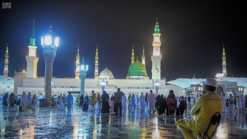 الأرصاد تحذر من سقوط أمطار غزيرة على المسجد النبوي