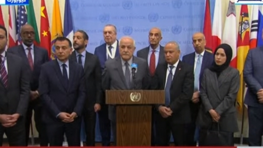 المجموعة العربية في مؤتمر على هامش اجتماعات مجلس الأمن اليوم