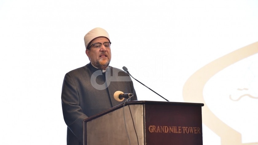وزير الأوقاف خلال افتتاح احتفالية مسابقة القرآن العالمية