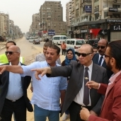 محافظ القاهرة يتفقد المحاور الرئيسية