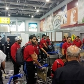 وصول بعثة المنتخب لمطار القاهرة