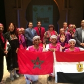 جانب من الاحتفالية في المغرب بحضور إيناس عبد الدايم وزير الثقافة