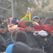 جانب من جنازة رقية أبو عيد