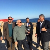 بالصور| رئيس هيئة موانئ البحر الأحمر يتفقد ميناء سفاجا