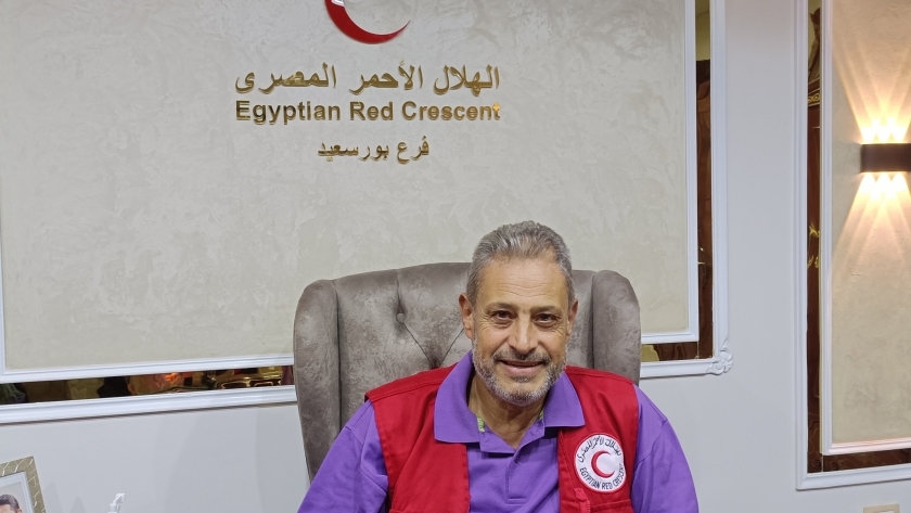 رئيس الهلال الأحمر المصري ببورسعيد