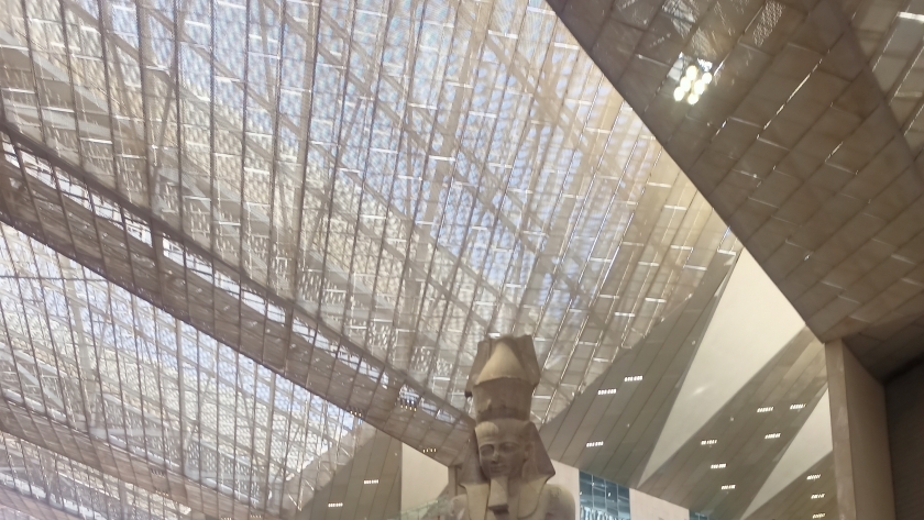 تمثال رمسيس الثاني بالمتحف الكبير