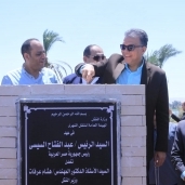 وزير النقل يضع حجر أساس أول ميناء نهري بمحافظة سوهاج