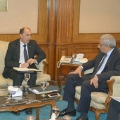 قابيل خلال لقائه مع سفير اوكرانيا