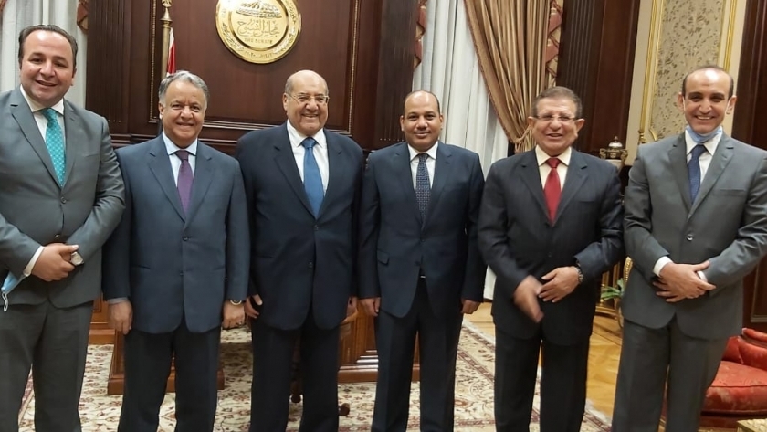 رئيس مجلس الشيوخ يستقبل وفد الوحدة الاقتصادية العربية 