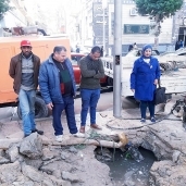 "وسط الإسكندرية" يُصلح كسر ماسورة المياه المغذية لكليتي الطب والصيدلة