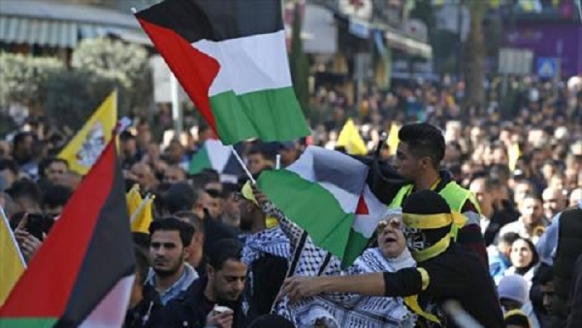 احتفالات حركة فتح الفلسطينية