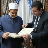 أحمد الشوكي مع شيخ اﻷزهر