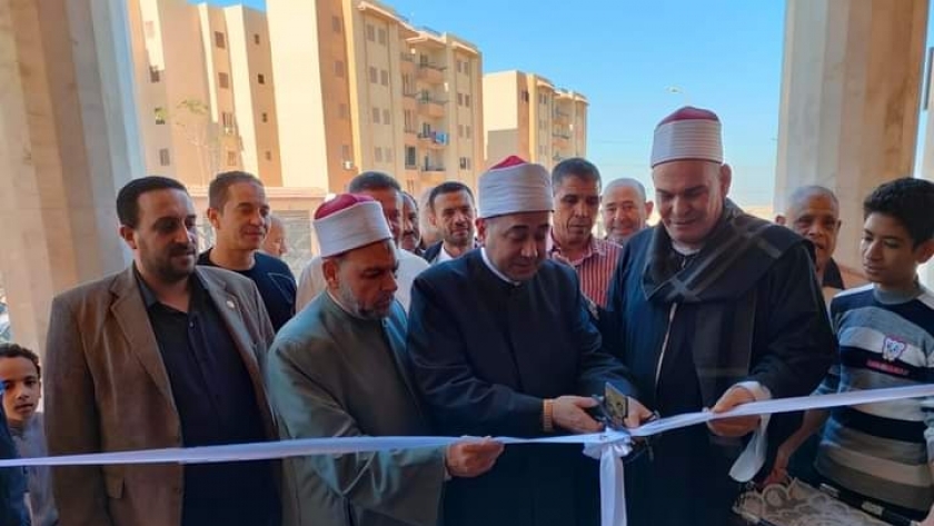 افتتاح مسجد العبور الجديدة