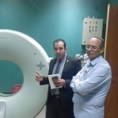 زيارة النائب احمد بدوي لمستشفي طوخ