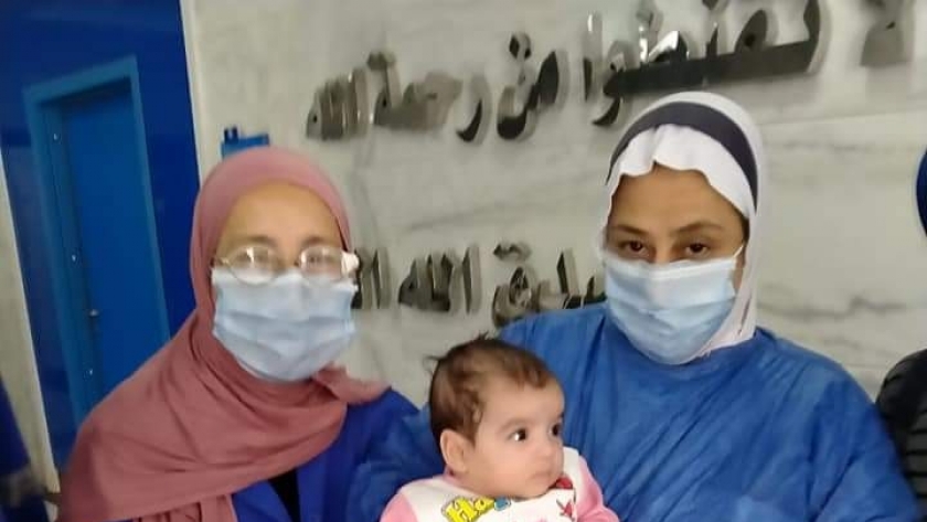 تعافي اخر طفلة بالحضانه من فيروس كورونا في الإسكندرية