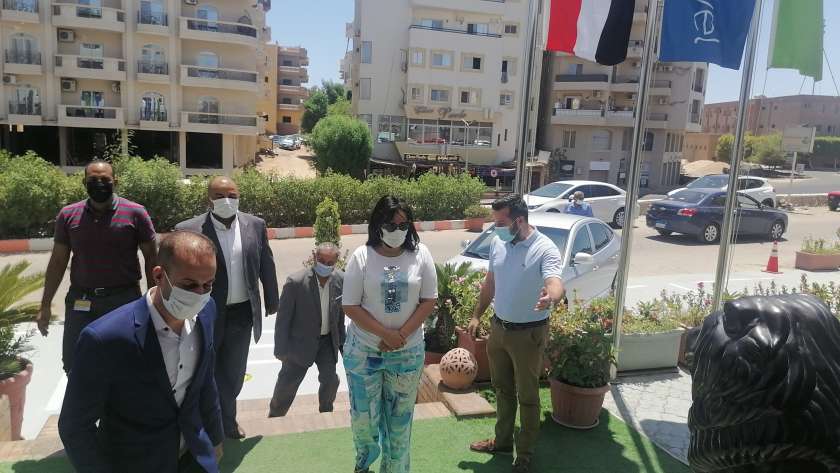 زيارة غادة شلبي نائب وزير السياحة للغردقة
