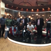 حسين زين مع فريق "نايل سينما"