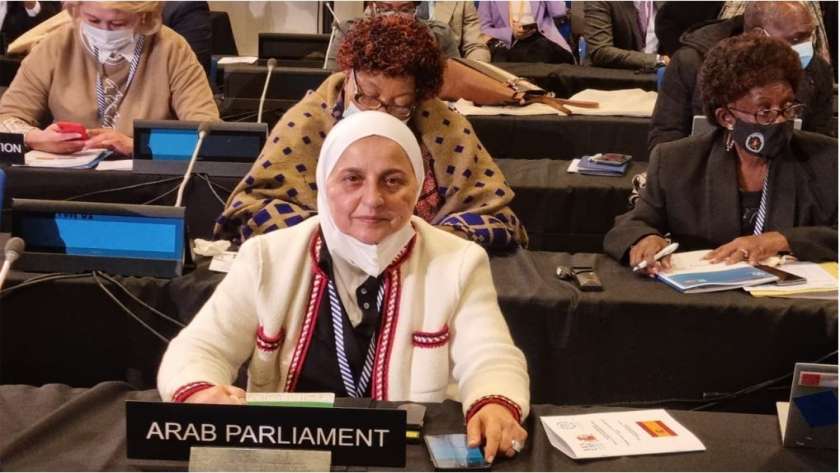 النائبة إحسان بركات عضو البرلمان العربي