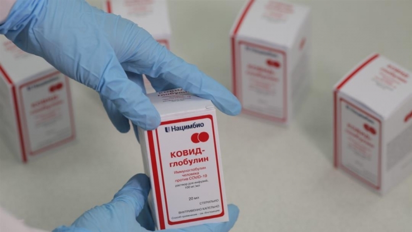 دواء بلازما الدم الروسي المضاد لكورونا