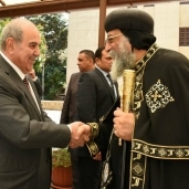 بالصور| البابا تواضروس يستقبل نائب الرئيس العراقي