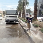 عمليات تنظيف شوارع المحافظة