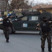 عناصر  من قوات الأمن الأفغانية