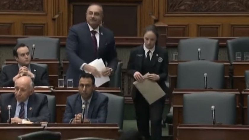 شريف سبعاوي في البرلمان الكندي