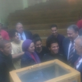 الخشت يتفقد انتخابات الاتحاد بجامعة القاهرة