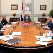 الرئيس خلال اجتماعه مع عدد من كبار رجال الدولة