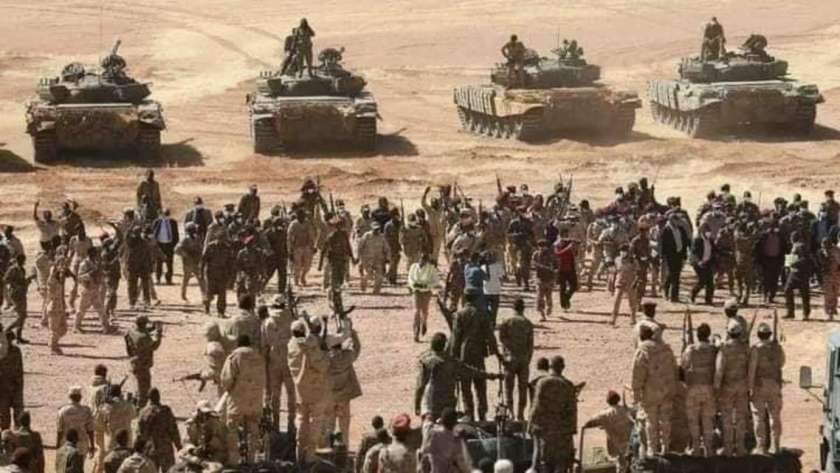 تعزيزات الجيش السودانى على الحدود مع إثيوبيا