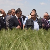 وزير الزراعة ومحافظ بني سويف يتفقدان مركز البحوث الزراعية بسدس