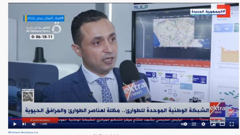 قال  الدكتور محمد الحمامصي مدير إدارة الازمات والطوارئ بهيئة الاسعاف