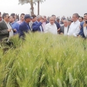 وزير الزراعة ومحافظ سوهاج يتفقدان محطة البحوث الزراعية ومزرعة قطاع الانتاج بشندويل