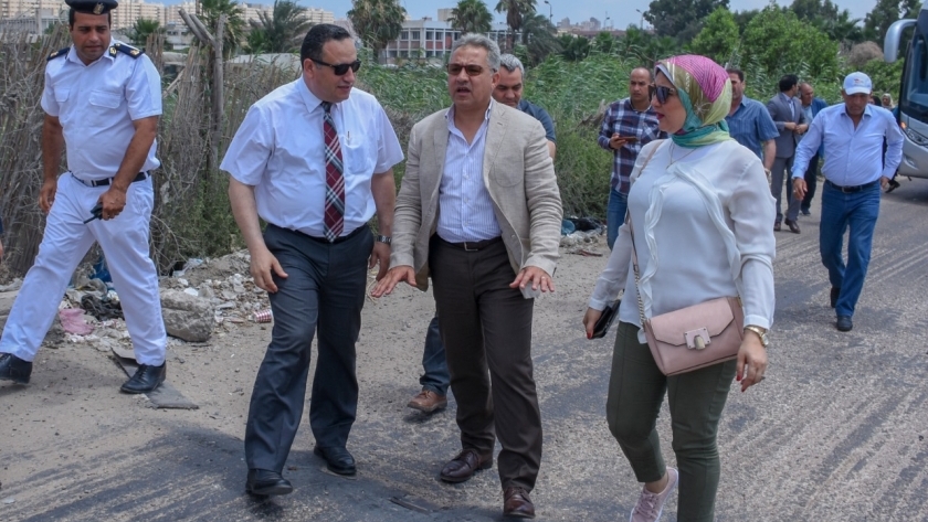 جولة لأعضاء لجنة الإدارة المحلية بمجلس النواب لتفقد الطرق الرئيسية بالإسكندرية  