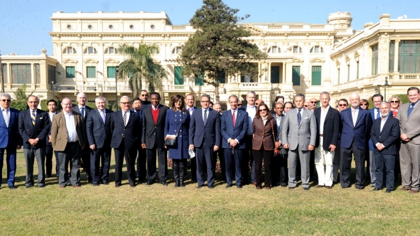 سفراء ٤٠ دولة أجنبية في مصر يزورون قصر عابدين