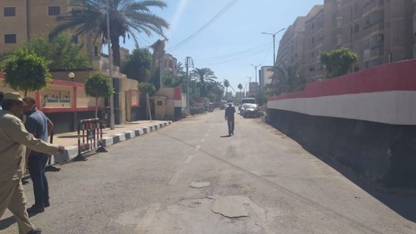 إعادة  فتح 3شوارع مغلقة  أمام المراكز الشرطية بكفر الشيخ