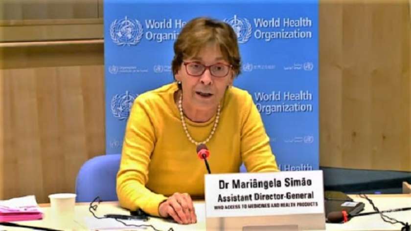 الدكتورة ماريانجيلا سيماو مساعدة المدير العام لمنظمة الصحة العالمية