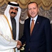 «أردوغان» فى لقاء سابق مع «تميم»