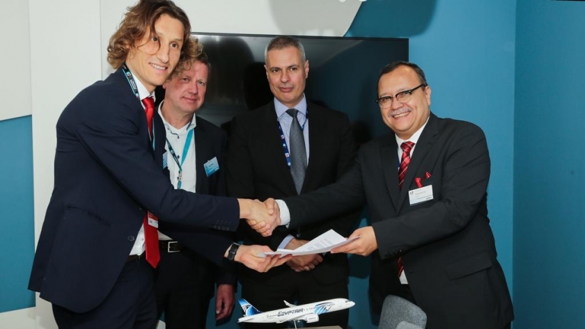 مصر للطيران للصيانة توقع اتفاقية مع إيرباص المصنعة للطائرات