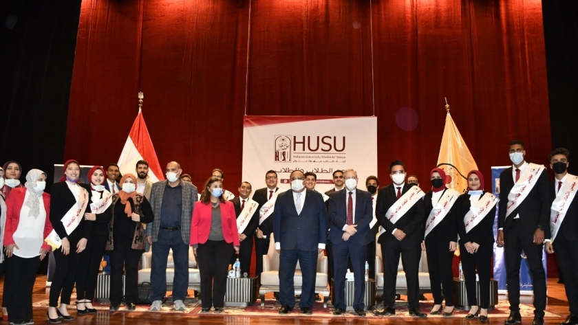 جامعة حلوان تحتفل بتنصيب مجلس اتحاد الطلاب