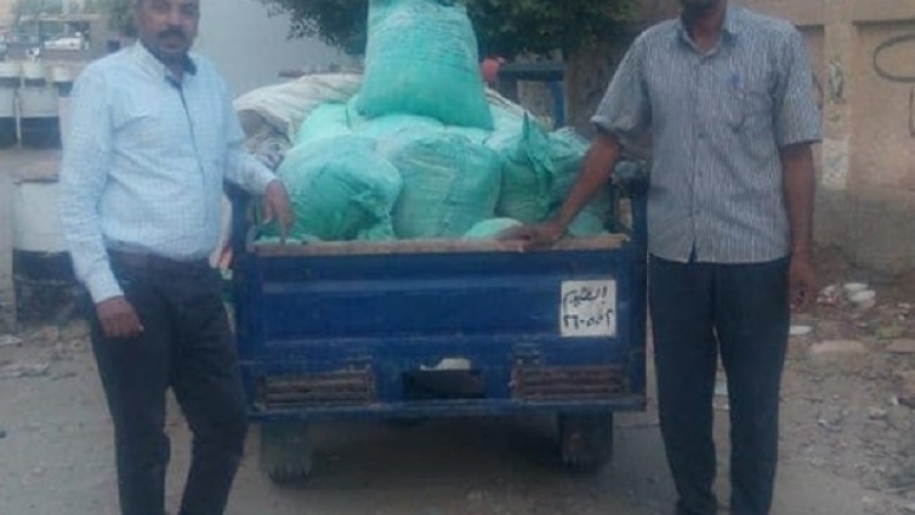 صورة حملة تموينية ضبطت 750 كجم دقيق بلدي بطريق السنجأ بأبشواي في الفيوم